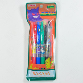 Zebra Sarasa Clip Vintage Colors 0.5mm 3-Pieces Pen Set